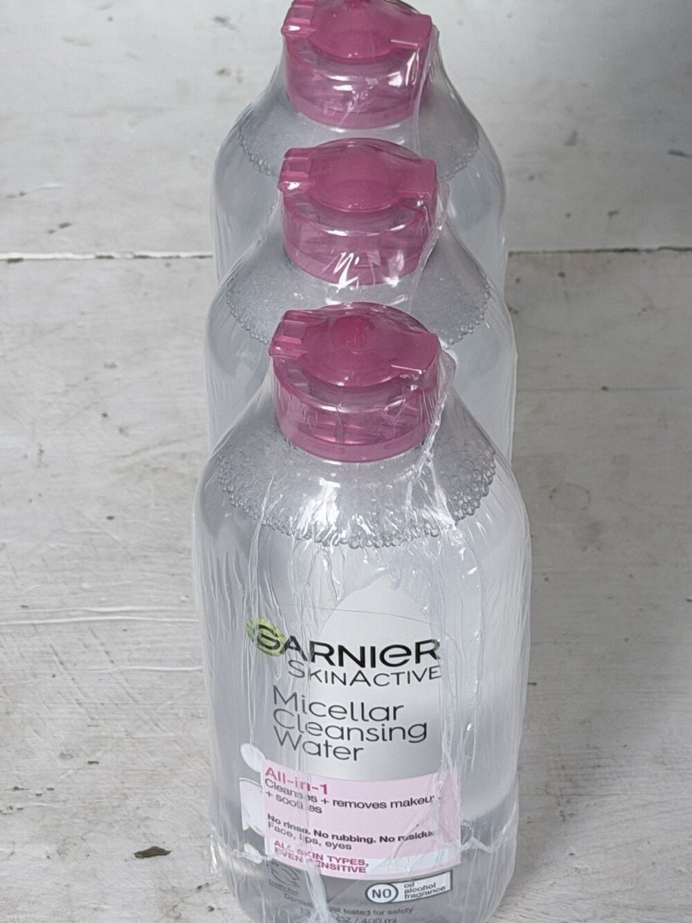 Garnier SkinActive Micellar Water All-in-1 Makeup Remover 3 Pack